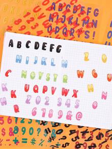 48 miếng dán trang trí chống thấm nước bằng chữ viết tay nhiều màu sắc, phông chữ nghệ thuật, thiết kế kỹ thuật số bằng PET, thích hợp cho nhật ký, sổ lưu niệm, album, thiệp, cốc nước, điện thoại di động, máy tính, văn phòng phẩm học tập - Nhiều màu - Xem 9