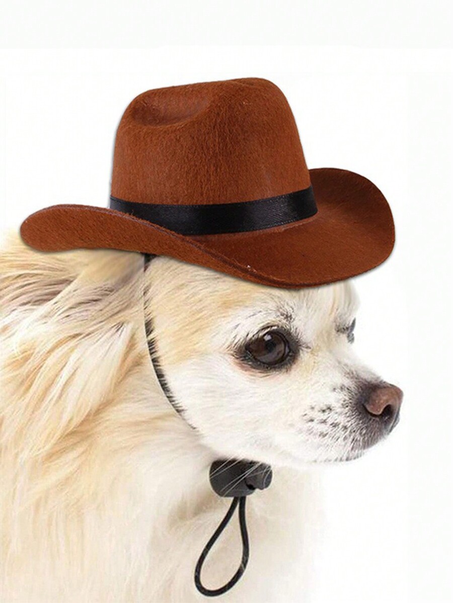 2pcs/Set Pet Headpieces Cat & Dog Bow Tie, Bandana, Small Hats, For