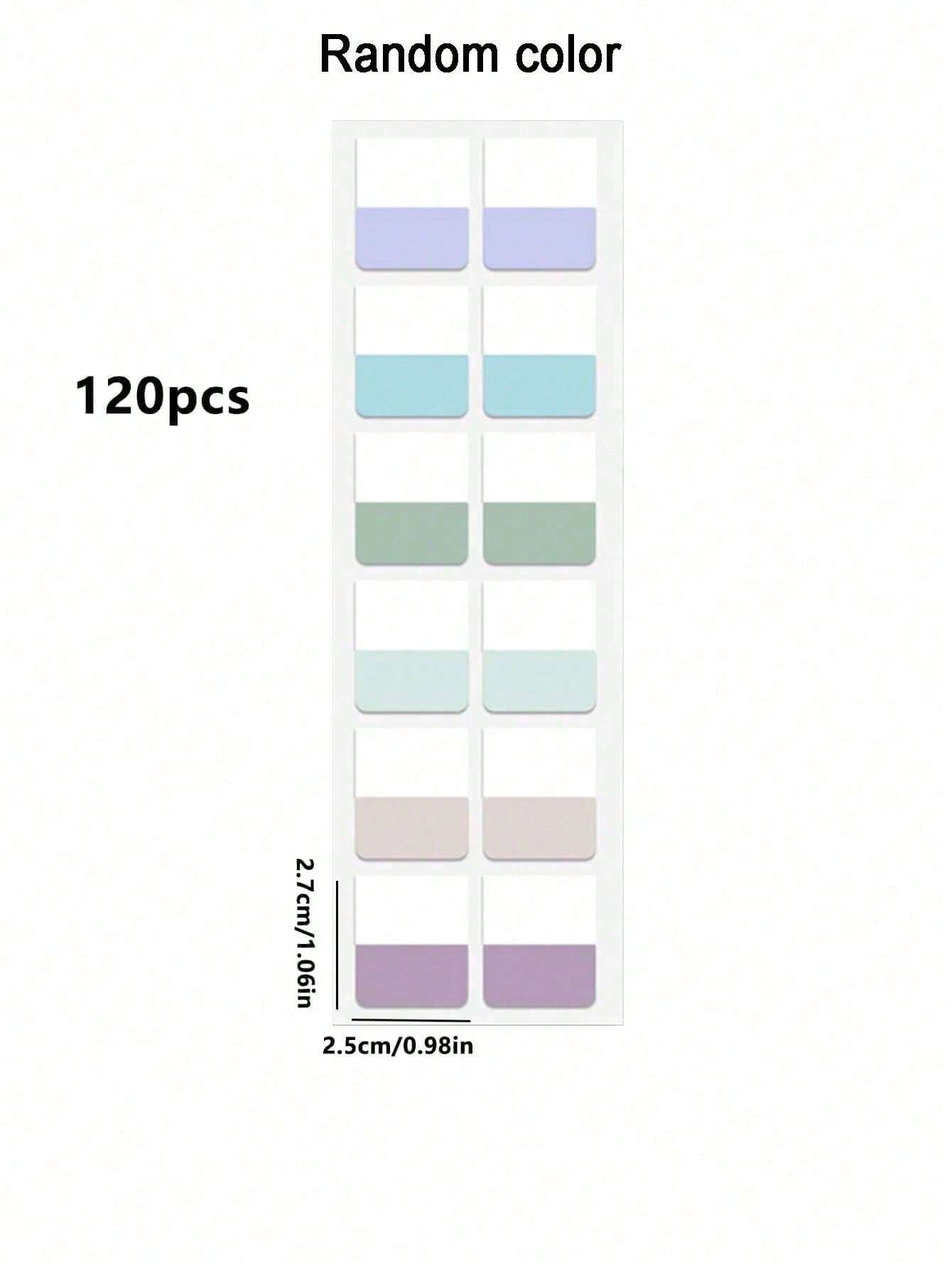 Classified Sticky Note Book Annotation Supplies, 10sheets Sticky Notes Set With Ruler For ...