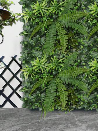 1/6pcs Artificial Boxwood Grass Hedge Grass Wall,Azalea Leaf,Artificial Flower,Artificial Plants ,Aglaia Odorata , BOXWOOD , PE Material,Garden Decoration,School Dormitory Office Decoration,Wedding Season Decoration,Outdoor Party Event Holiday Birthday Party Decoration,Home Entryway Hotel Dining Room Living Room Bedroom Wedding Banquet Kitchen Garden Decoration,Four Seasons Decoration