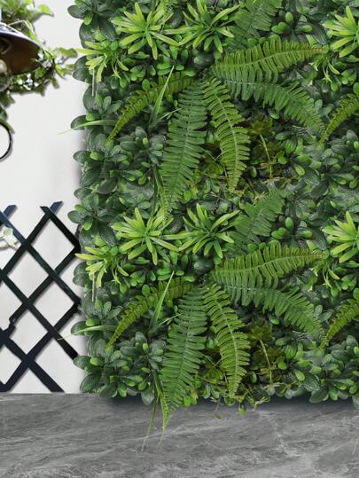 1/6pcs Artificial Boxwood Grass Hedge Grass Wall,Azalea Leaf,Artificial Flower,Artificial Plants ,Aglaia Odorata , BOXWOOD , PE Material,Garden Decoration,School Dormitory Office Decoration,Wedding Season Decoration,Outdoor Party Event Holiday Birthday Party Decoration,Home Entryway Hotel Dining Room Living Room Bedroom Wedding Banquet Kitchen Garden Decoration,Four Seasons Decoration