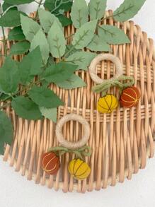1pc Handmade Woven Pumpkin Napkin Ring - Fall Harvest Fruit Design, Ideal For Home, Restaurants, Weddings, Parties, Buffet Table Decor