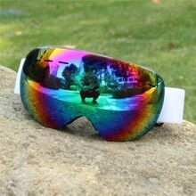 Marken Ski Brillen für Herren und Damen, Snowboard Brillen für Skifahren, Schnee Brillen mit doppelter Schicht, Antibeschlag Ski Maske Augenschutz