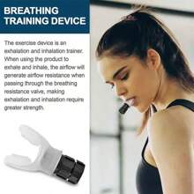 1pc Breathing Exercise For Lungs Portable Breath Fitness Exerciser Device Endurance Workout With Adjustable Resistances Sports Gym Accessories, Sport, Gym, Home Exercise, Sport Accessories, Gym Accessories, CrossFit Accessories - Multicolor - View 5