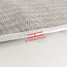 1 tấm thảm lông mềm mại họa tiết nấm giả cashmere chống trượt thoải mái hình tròn xù xì, dùng để trang trí phòng khách/phòng ngủ - Nhiều màu - Xem 7