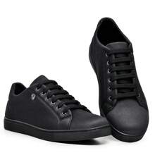Kit 3 Pairs Polo Fran Men's Low-Top Sneakers Comfortable Casual Sneakers Ready For Delivery Offer - màu đen - Xem 4