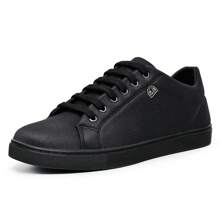 Kit 3 Pairs Polo Fran Men's Low-Top Sneakers Comfortable Casual Sneakers Ready For Delivery Offer - màu đen - Xem 2