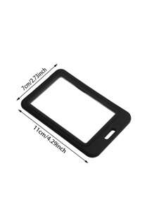 Badge Holders - Double-Sed Vertical Hard Plastic Cases For Secure Display Of S Cards Key Cards Licenses & Passes - Perfect For Office School & Everyday Use Christmas Gifts Gift Thanksgiving Card Holder Card Holder Wallet Business Card Holder Credit Card Holder Id Card Holder For Women For Men Card Wallet - Multicolor - View 5