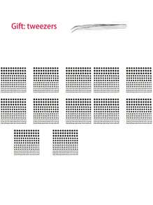 4 Size 8 Sheets Bling Jewels Stickers For Kids DIY Craft Card Decorations Self Adhesive Rhinestone Gem Stickers For Face Nail Body Makeup Festival - Multicolor - View 29