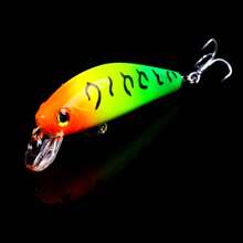 HENGJIA 1pc Fishing Lure Sinking Minnow 5.5cm 6.6g Hard Lure 12# Treble Hooks Wobbler Jerkbait Swimbait Bait