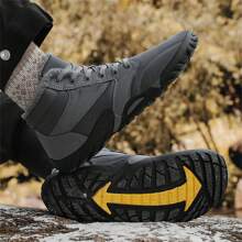 1 par de botas de nieve para mujer, zapatos de invierno impermeables y aislados para uso al aire libre, para otoño e invierno