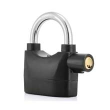 YASUHISA Candado de Alta Seguridad Con Sirena Alarma - Negro - Ver 1