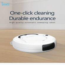 Smart Robot Vacuum Cleaner, Home Cleaning Robot Vacuum Mop All-In-One Machine, Integrated Sweeping, Mopping, Vacuuming, USB Rechargeable Smart Robot Vacuum Cleaner, Home Cleaning Robot - White (Automatic Cleaning Expert) - View 3