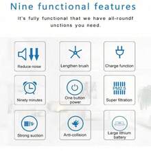 Smart Robot Vacuum Cleaner, Home Cleaning Robot Vacuum Mop All-In-One Machine, Integrated Sweeping, Mopping, Vacuuming, USB Rechargeable Smart Robot Vacuum Cleaner, Home Cleaning Robot - White (Automatic Cleaning Expert) - View 10