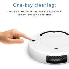 Smart Robot Vacuum Cleaner, Home Cleaning Robot Vacuum Mop All-In-One Machine, Integrated Sweeping, Mopping, Vacuuming, USB Rechargeable Smart Robot Vacuum Cleaner, Home Cleaning Robot - White (Automatic Cleaning Expert) - View 7