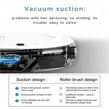 Smart Robot Vacuum Cleaner, Home Cleaning Robot Vacuum Mop All-In-One Machine, Integrated Sweeping, Mopping, Vacuuming, USB Rechargeable Smart Robot Vacuum Cleaner, Home Cleaning Robot - White (Automatic Cleaning Expert) - View 9