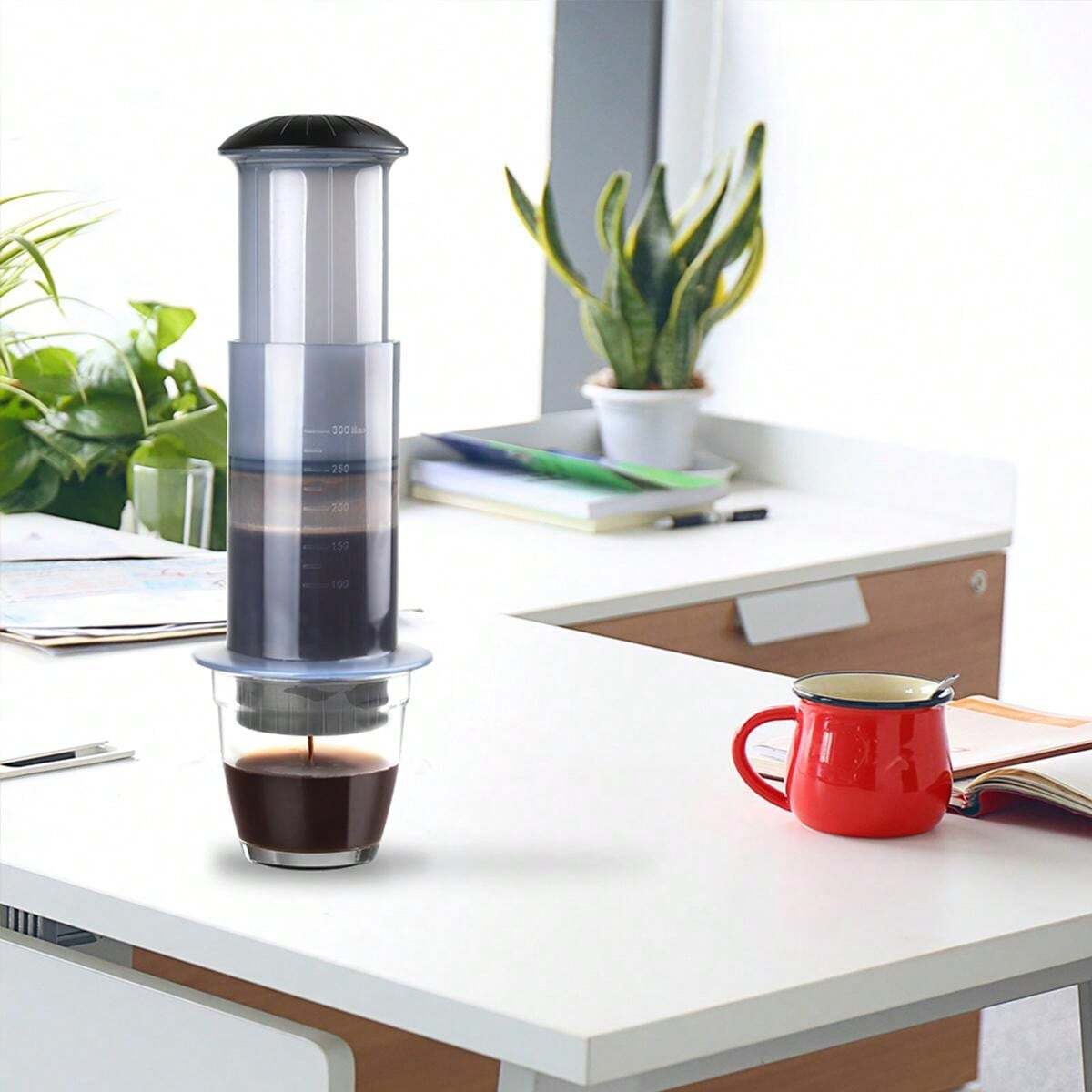 iCafilas Espresso Coffee Maker Portable Cafe French Press Cafe Coffee