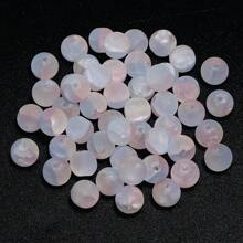 50 hạt thủy tinh mờ 10mm nhiều màu tròn Gorgoues hạt rời dùng làm đồ trang sức DIY vòng tay độc đáo phụ kiện vòng cổ vật tư - Hạt - Xem 10