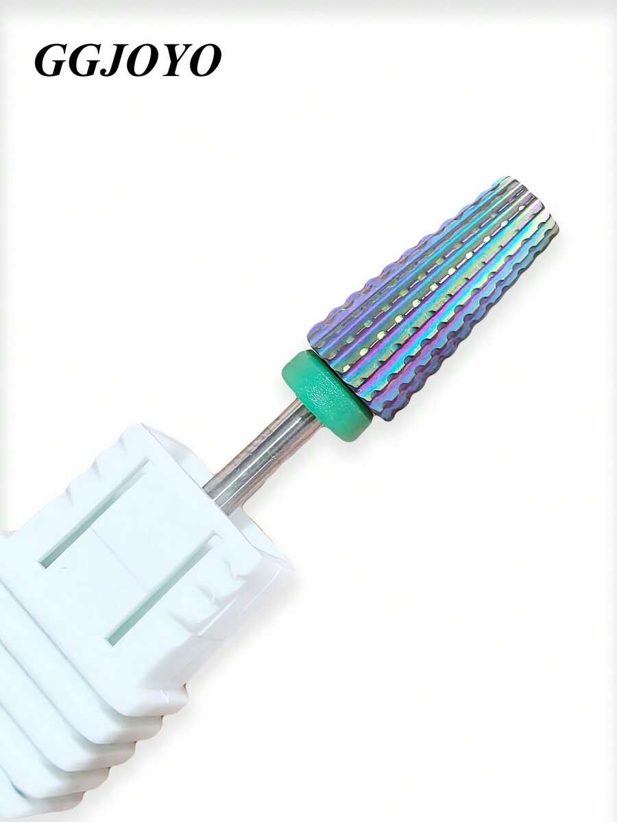 GGJOYO 1pc 3In1 Tungsten Steel Nail File Grinding Head, Coarse Tooth