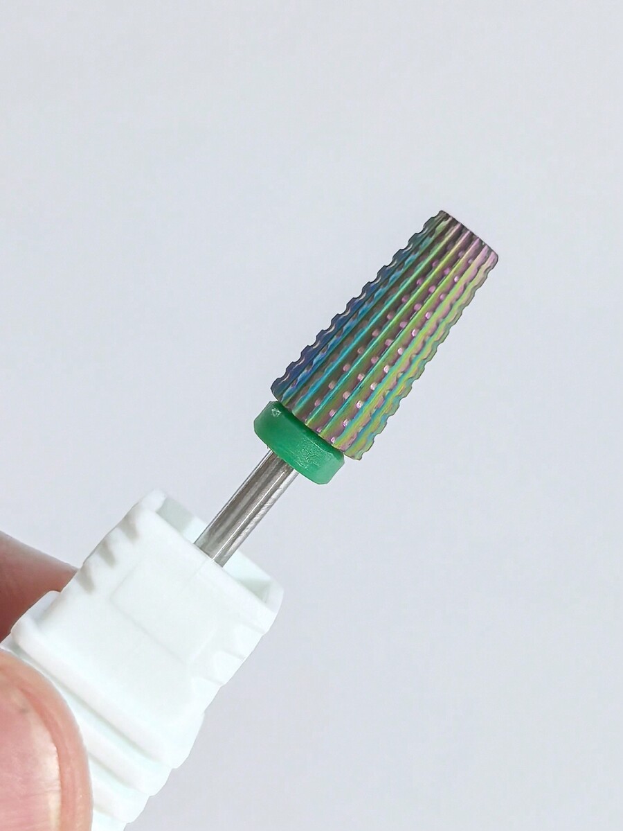 GGJOYO 1pc 3In1 Tungsten Steel Nail File Grinding Head, Coarse Tooth