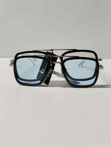 LENTE SOLAR TIPO TONY STARK IRON MAN - TRANSPARENTE - Ver 3