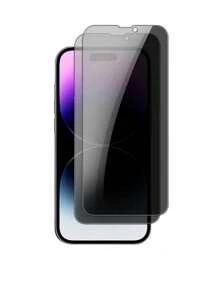 2pcs Anti-Spy, Anti-Fingerprint, Anti-Oil, Privacy Protection Tempered Glass Screen Protector, Compatible With IPhone 7/8/7Plus/8Plus/X/XS/XR/12/12Pro/12Plus/12Pro Max/12e Gift For Birthday, Family, Friends Phone Screen Protector, Phone Accessories