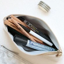 1 túi đựng đồ trang điểm xách tay dung tích lớn bằng giấy TYVEK sang trọng cổ điển, chống thấm nước - Nhiều màu - Xem 2