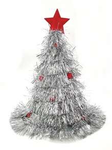 1Pc Mũ cây thông Noel Mũ Giáng sinh hình hành lá Đạo cụ chụp ảnh Mũ Giáng sinh, Đồ trang trí Giáng sinh, Đạo cụ hóa trang ngày lễ - Nhiều màu - Xem 16