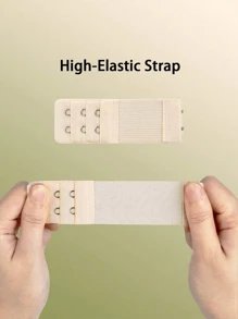 3 pièces Prolongateur de soutien-gorge élastique avec crochets, sangle de rallonge de soutien-gorge, fermoirs de lingerie pour femmes. Entretien corporel pour les voyages, le sport et l'extérieur.