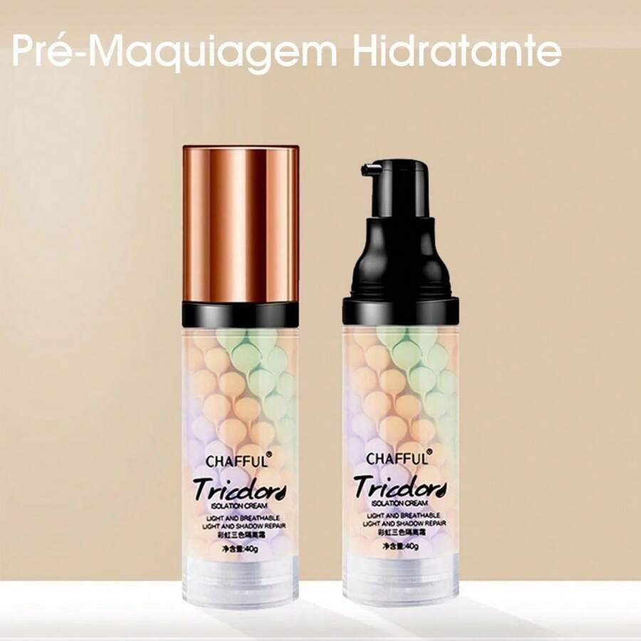 Moisturizing Pre-Makeup Moisturizing Facial Primer - Brightening Face Cream, Pre-Makeup Base To Even Out And Brighten Skin Natural Primer And Moisturizer For Nude Effect Skin Protector BB Cream 40g - Hoa hồng vàng - Xem 1
