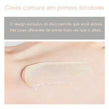 Moisturizing Pre-Makeup Moisturizing Facial Primer - Brightening Face Cream, Pre-Makeup Base To Even Out And Brighten Skin Natural Primer And Moisturizer For Nude Effect Skin Protector BB Cream 40g - Hoa hồng vàng - Xem 2
