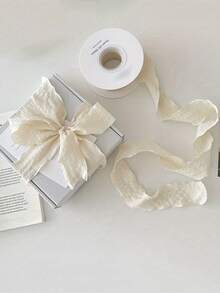 Ruy băng vải xếp nếp phong cách Bohemian, dài khoảng 9 mét, Ruy băng đóng gói hoa, Ruy băng xếp nếp, Dây thừng đóng gói quà bằng ruy băng vải, Cà vạt trang trí hộp quà tặng bằng hoa, Rất thích hợp để đóng gói quà tặng, Bó hoa, Đồ trang trí ngày lễ, Thích hợp cho Ngày lễ tình nhân, Ngày của mẹ Tự làm thủ công - Nhiều màu - Xem 5