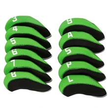 11Pcs Iron Club Protector Golf Head Covers With 3-9 P/A/S/Lw Number Tag Neoprene - Multicolor - View 9