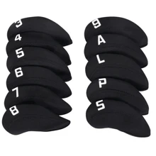 11Pcs Iron Club Protector Golf Head Covers With 3-9 P/A/S/Lw Number Tag Neoprene - Multicolor - View 10