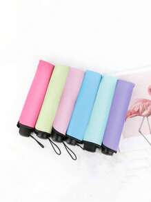 1 szt. Przenośny parasol, Minimalistyczny, prosty parasol na zewnątrz, Wybór na wiosnę i lato, Prezenty dla druhen, Pokój, Wystrój sypialni, Plaża, Podróże, Dla mężczyzn, Dla kobiet, Wakacje - Jasnoniebieski - Zobacz 9