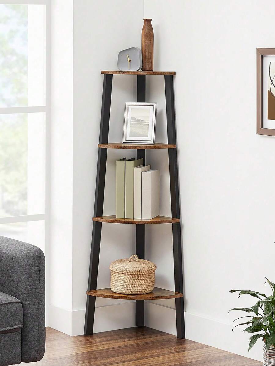 VASAGLE Corner Shelves - 棕色 - 查看 1