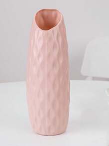 1 pezzo Vaso geometrico creativo, vaso per profumo di fiori per la decorazione della casa, vaso per fiori finti in plastica che imita la ceramica, adatto per soggiorno, camera da letto, ufficio, decorazione per feste e vacanze