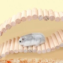 小型宠物围栏、仓鼠围栏、笼子、景观玩具、咀嚼楼梯、隐藏隧道、笼子配件，多种尺寸可供选择 - 卡其色 - 查看 9