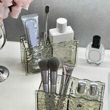 1pc Toothbrush And Toothpaste Holder, No Drilling Required, Suitable For Bathroom Storage, For Comb, Toothbrush, Toothpaste And Bathroom Rack Home Bathroom Decor Fall Decor Back To School - Multicolor - View 9