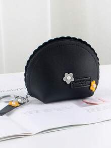 1pc Mini Cute Coin Purse, Practical Zipper Coin Key Pouch Wallet, Waterproof Small Compact Design - Multicolor - View 11