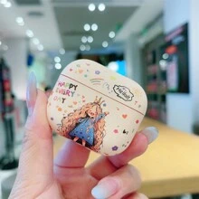 Creative Flower Pattern Matte Soft Silicone Protective Case Compatible With Airpods Pro 2nd Generation, Compatible With AirPods 3/1/2 - Multicolor - View 7