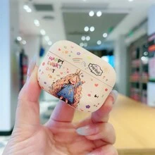 Creative Flower Pattern Matte Soft Silicone Protective Case Compatible With Airpods Pro 2nd Generation, Compatible With AirPods 3/1/2 - Multicolor - View 6