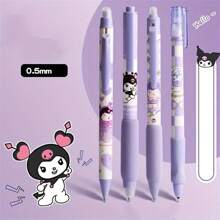 Caneta Esferográfica Apagável Sanrio Coulomb, Tinta Azul, Ponta Média de 0,5mm - Ideal para Uso em Escritório e Escola