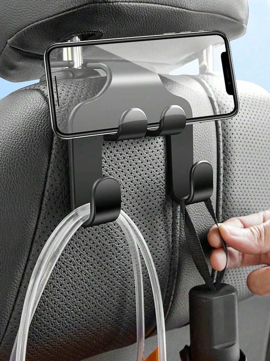 2pcs Car MultiFunction Mobile Phone Holder Hook Storage Hook SHEIN USA