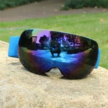 Marken Ski Brillen für Herren und Damen, Snowboard Brillen für Skifahren, Schnee Brillen mit doppelter Schicht, Antibeschlag Ski Maske Augenschutz