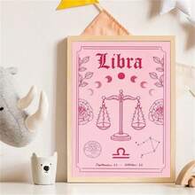 1 tấm áp phích vải canvas, cung hoàng đạo Thiên Bình, cung hoàng đạo Nhân Mã, cung hoàng đạo Kim Ngưu, cung hoàng đạo Xử Nữ, tranh in nghệ thuật chiêm tinh, đồ trang trí tường Boho, tranh in nghệ thuật tường phòng khách, đồ trang trí tường phòng ngủ, đồ trang trí phòng gia đình, (không có khung) - Nhiều màu - Xem 22