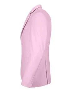 Adult Men 2pcs Suit Set - Slim Fit Pants & Long Sleeve Lapel Collar Blazer, Formal Business Attire & Party Wear, Minimalist Design