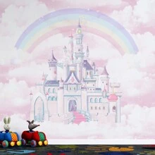 Castle Wallpaper For Kids - Nhiều màu - Xem 3