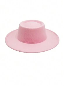 1 件女士法式优雅软呢帽，秋冬纯色复古帽子，适合日常穿着、外出和购物万圣节 - 彩色 - 查看 18