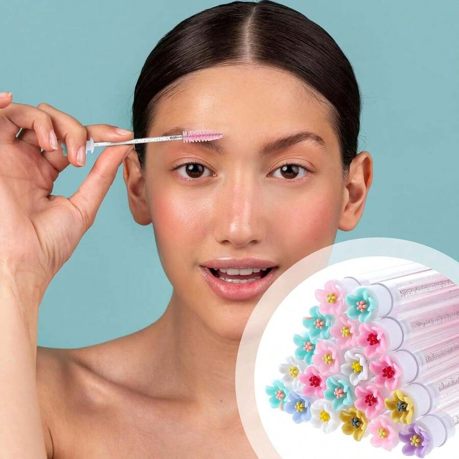 10pcs Mascara Wand Tube Set, Mascara Brush, Mascara Brush, Mascara